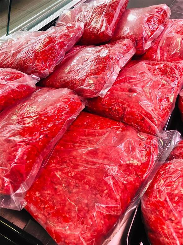 5 kg storkøb oksekød 8-12%